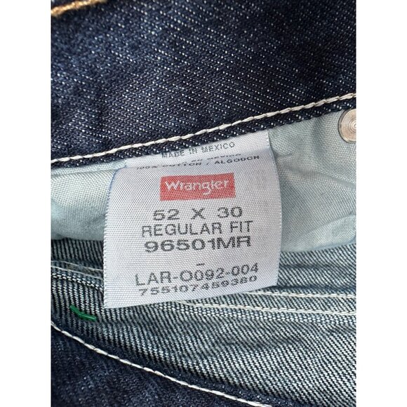 Wrangler New Mens Five Star Premium Denim Jeans Regular Fit 52x30 - Picture 9 of 9